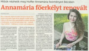 Annamária Főerkélyt renovált