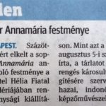 Elkelt Hoffer Annamária festménye